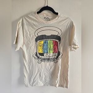 FLCL Funimation 1999 Men's White Lootwear Shirt